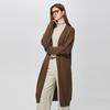 Women's Winter Mid-Length V-Neck Wool Sweater Cardigan