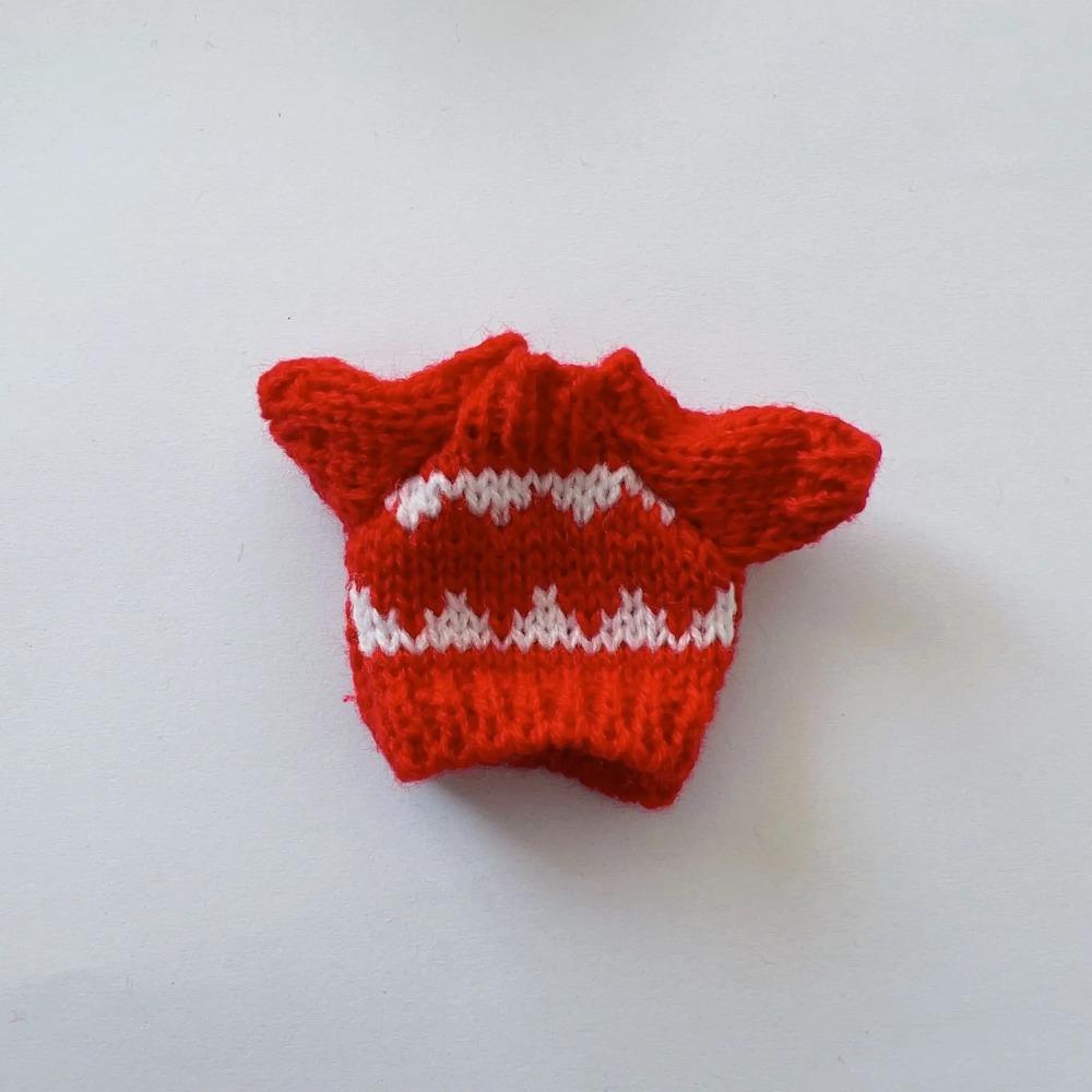 1 Stk. Heißverkauf 10cm Schulleiter Hundebekleidung Miniaturpullover für 1:8 Bjd Spielzeugpuppe Pullover Puppe Weihnachten Tragen Zubehör