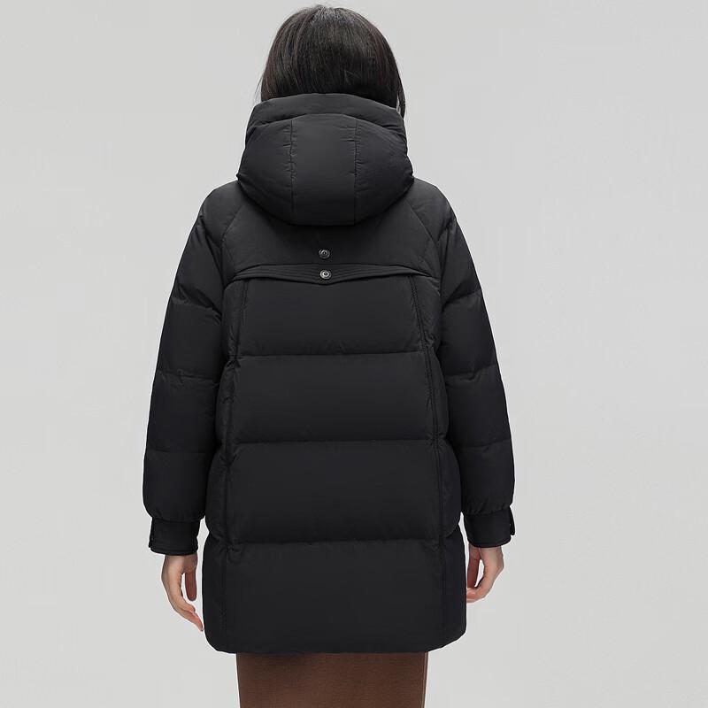 Xuezhongfei Damen Winter Kapuzenjacke Kurz Daunenjacke