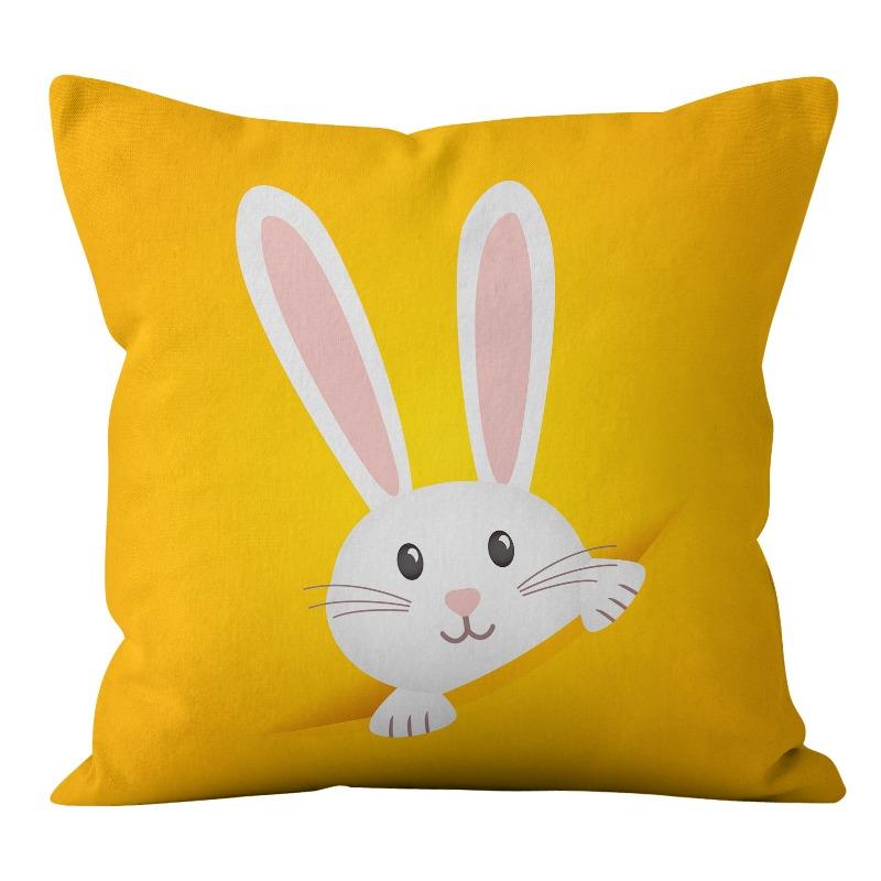 Easter Bunny Pillow Cover Home Pillow Cushion Cover