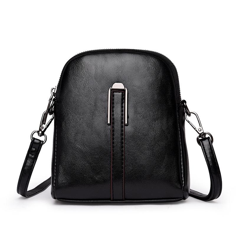 

2025 Винтажная Высококлассная Женская Кожаная Сумка Кроссбоди и Сумка для Телефона