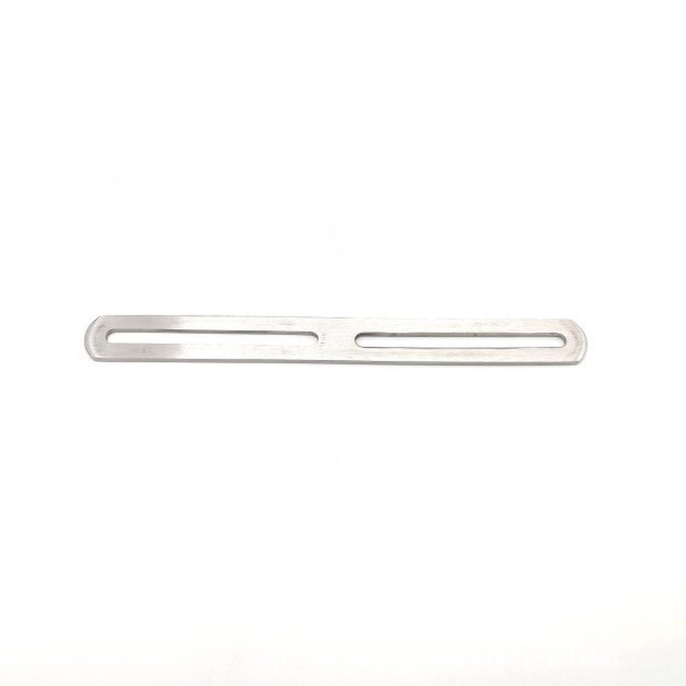 Motorradkennzeichenhalterung Edelstahl Schwarz Silber Rostbeständig für Motorräder und Elektrofahrräder