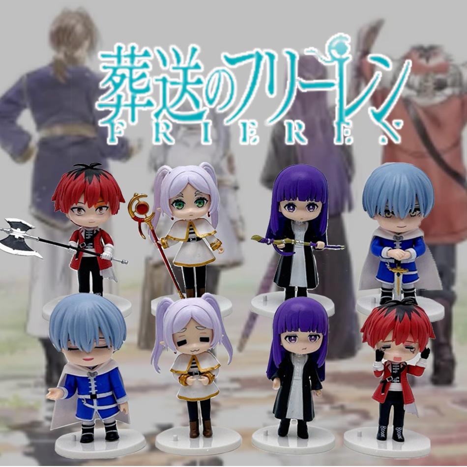 Anime Beyond Journey End Frieren Figure Fern Action Figures Cute Stark Figurine Look Up Model Decor Dolls PVC Collectible Toys