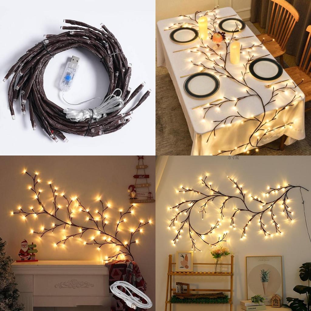 Led Tree Light Indoor Decorative Wall Sticker For Bedroom And Living Room Ambiance