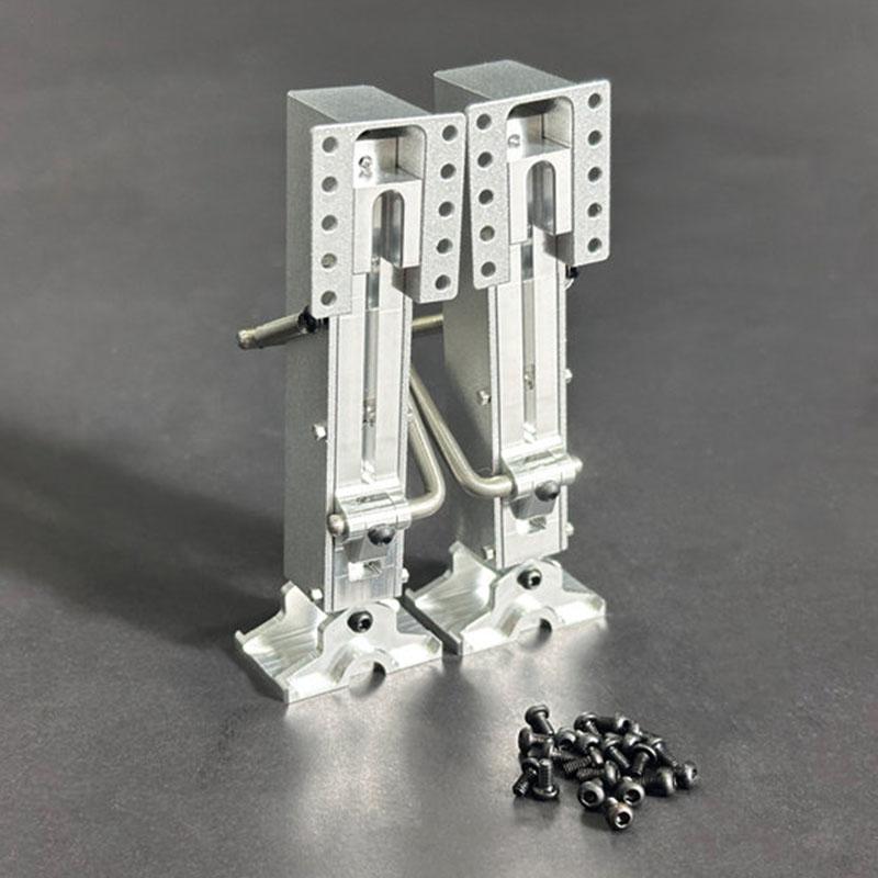 1:14th Scale RC Truck 2pcs Metal Simulation Support Leg for SCANIA Tamiya 770S R620 for VOLVO ACTROS AROCS Model Car DIY Parts