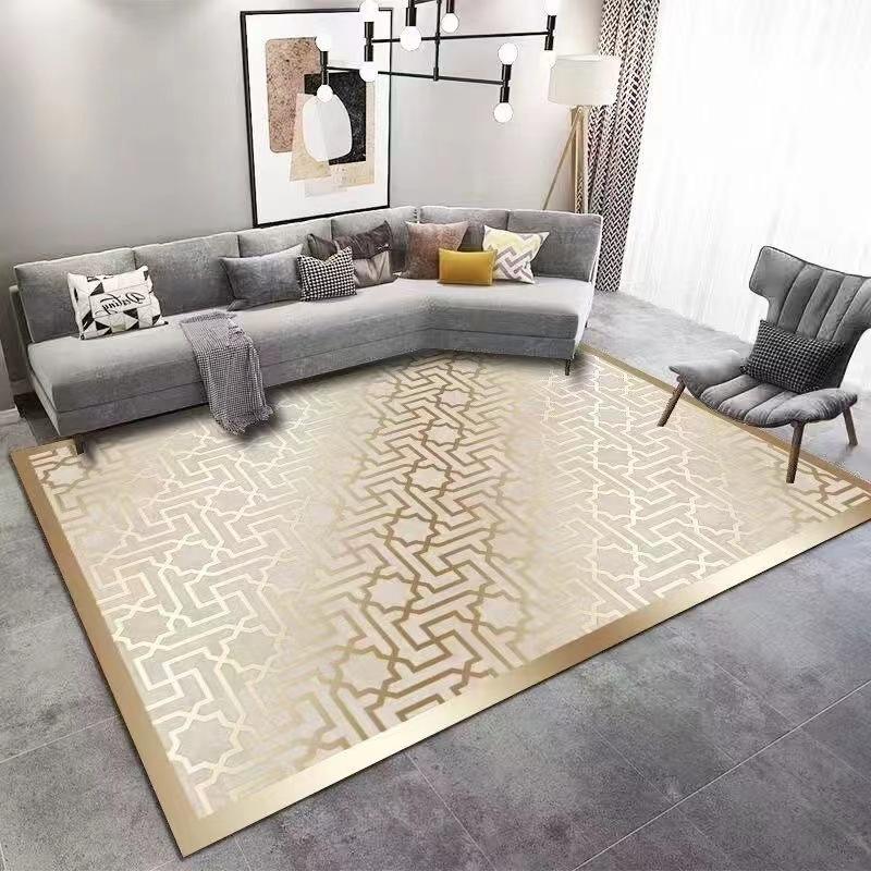 Living Room Carpet Dirt Resistant and Easy To Maintain Bedside Carpet Sofa Coffee Table Large Area Carpet