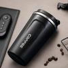 Thermos Mug 304 Stainless Steel Coffee Cup Travel Portable Leak-Proof Double Wall Insulated Water Bottle Tumbler For Student