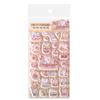 New 1/6Pcs Cartoon Animals Felt Cloth Sticker Creativity 3D Relief Stickers Fun Scrapbooking DIY Diary Decoration Stationery