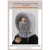 Windproof Hat for Women, Autumn and Winter Cycling, Keeping Warm and Ear Protecting. Outdoor One-piece Hood, Plush Scarf Mask