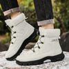 Northeast cold-resistant winter high-top snow boots piled and thickened warm cotton shoes thick-soled casual large-size short boots