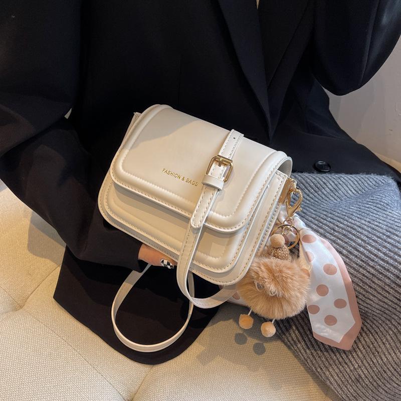 New Minimalist Solid Color Texture Popular Crossbody Bag Multi-layer Niche Women's Versatile Shoulder Bag