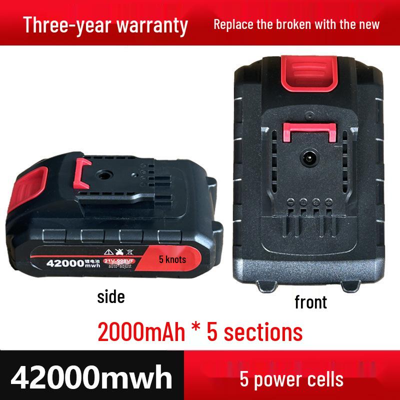 21V Rechargeable Handheld Drill with Large Capacity Lithium Battery