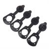 1/2/4 Pcs Flush Mount Fishing Boat Rod Socket Pvc Fishing Rod Holder Cap Gasket Kayak Boat Canoe Tackle Support Accessories