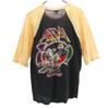 AZIA 80s Paki cotton Five-quarter sleeve T-shirt Band T Rock Band Asia Men's Used