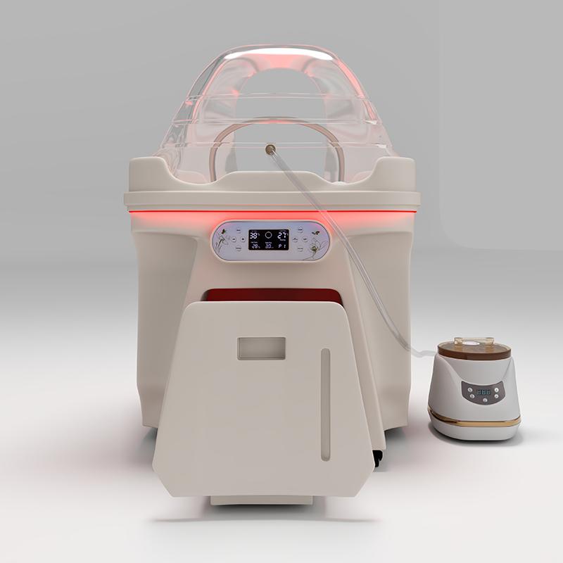 EU Warehouse Water Circulation Head Spa Shampoo Chair, Hairdressing Chair. Portable Small Shampoo Station, Chair Mobile Therapy
