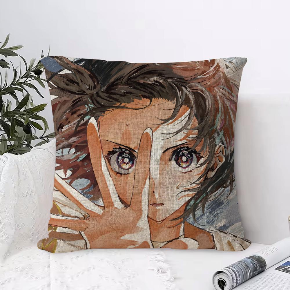 Anime Mmedalist Cushion Cover Organic Linen Square Pillow Case Durable Nonallergenic And Kind To Skin