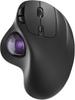 Nulea M501 Wireless Trackball Connects To 3 DPI Thumb Ergonomic 6 Buttons with Compatible with Purple Mouse, Devices, Bluetooth/USB Connection,
