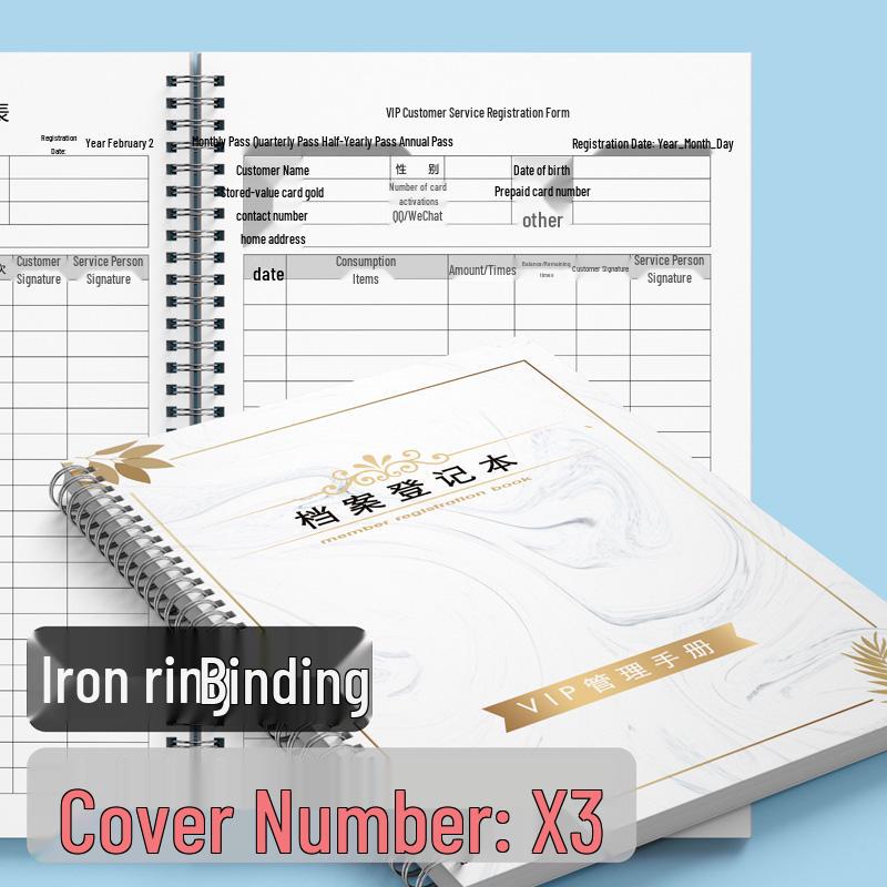 Beauty Salon Client Management & Tracking Book: Customer File, Consumption Record, Membership Registration