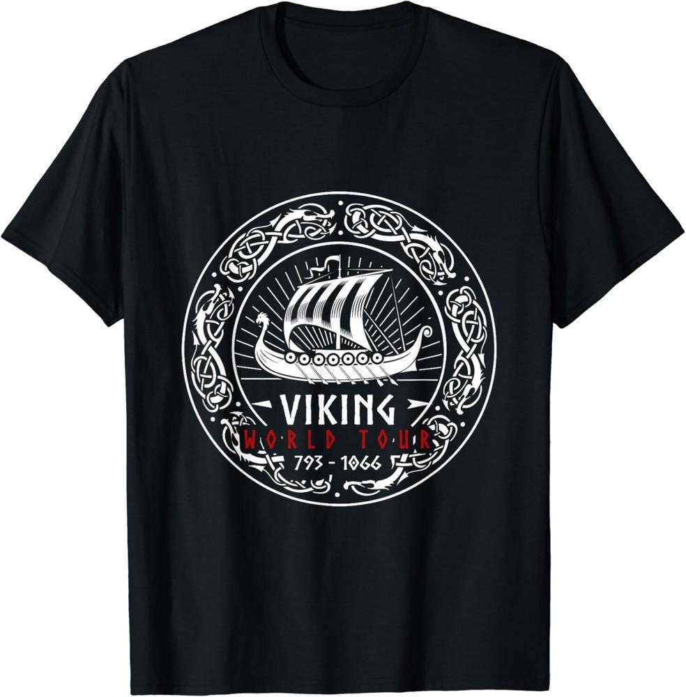Viking World Tour FRONT AND BACKPRINT Gift Unisex T-Shirt