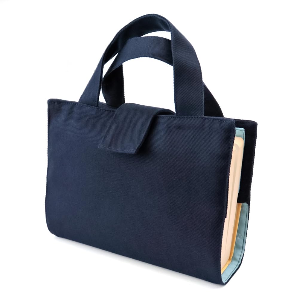 

Обложка для словаря со словарем обложка для Библии темно-синяя ручка, сумка, обложка, [Сделано в Японии/Ручная работа] (Морской, Б6)