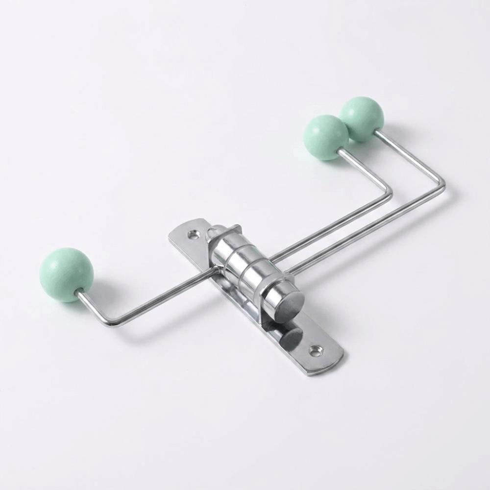 3/4 Hooks Wall Hook Space Saving Iron Art Decorative Metal Rotating Hook Vintage Creative Hat Holder Rack Entryway