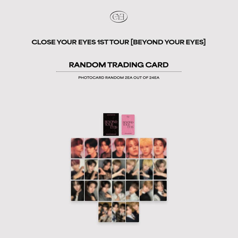 CLOSE YOUR EYES 1st Tour BEYOND YOUR EYES Random Trading Card Random 1 pack