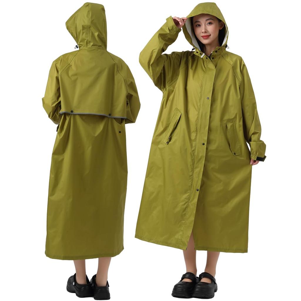 Bicycle Long Large Does Not Get Highly Rain Bicycle Bicycle Respect for the Aged Day Storage Bag [TONGMO] Raincoat, Rainwear, Women's, Men's, Length,