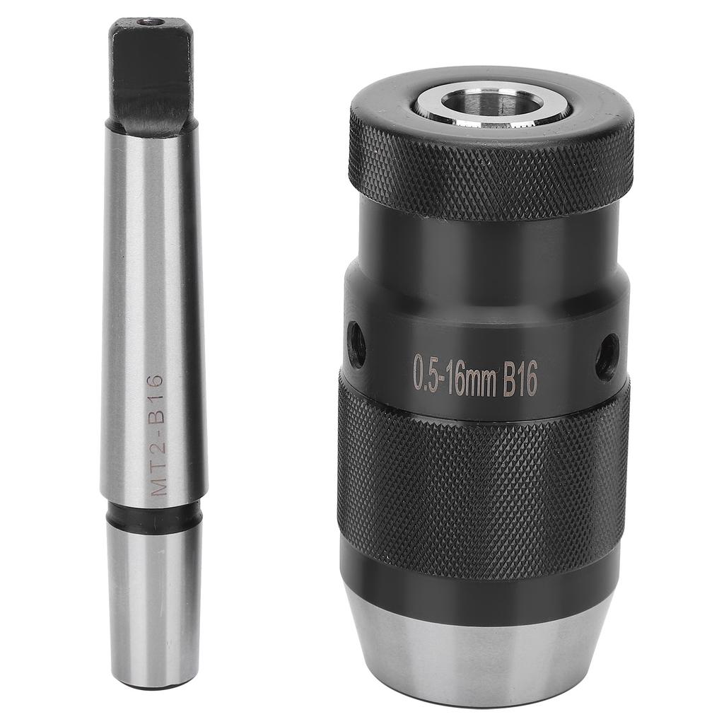 Keyless Drill Chuck Quick Release Morse Taper for Drilling Machine 0.5‑16mm MT2‑B16