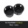 Silicone Cup Holder Coasters Ert for Porsche Cayenne Macan Center Console Anti-Slip Drink Mat Auto Accessories