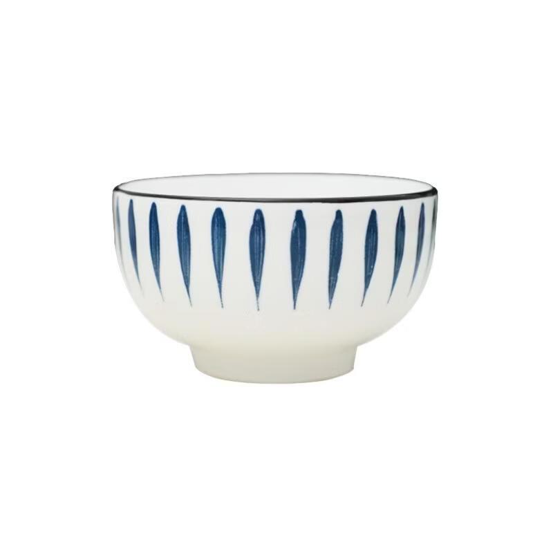 JingJingRS 10-Piece Japanese Style Dinnerware Set with Ceramic Spoons