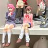 Anime Dandadan Ayase Momo Shiratori Aira Sitzende Haltung S.H.Figuarts Verwandelt Zusammenbau PVC Modell Spielzeug Actionfiguren Geschenk