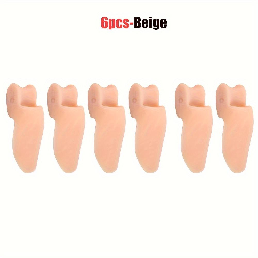 2pcs/6pcs Soft & Flexible Premium Toe Separators - RooRuns, Durable, Comfort for Long-Term Wear, Unisex Design for Men and Women of All Sizes
