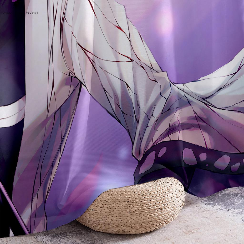 Animation Cartoon Curtains for Children's Room, Kitchen, Living Room, Study, Decorative, Home Decoration, 2 Pcs