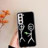 Funny Cute Cartoon Matchman Clear Phone Cases for Samsung S26 Ultra Galaxy S25 Edge S24 S23 FE S21 Plus S20 S22 S10 Cover Patter