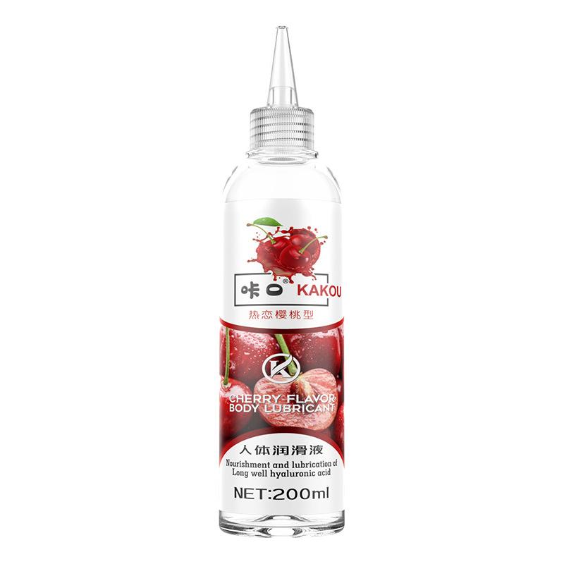 200ml Fruit Flavored Water-based Lubricant Gel for Men Anal Oral Lubrication Goods for Adult Sex Lubricant for Sex Toys
