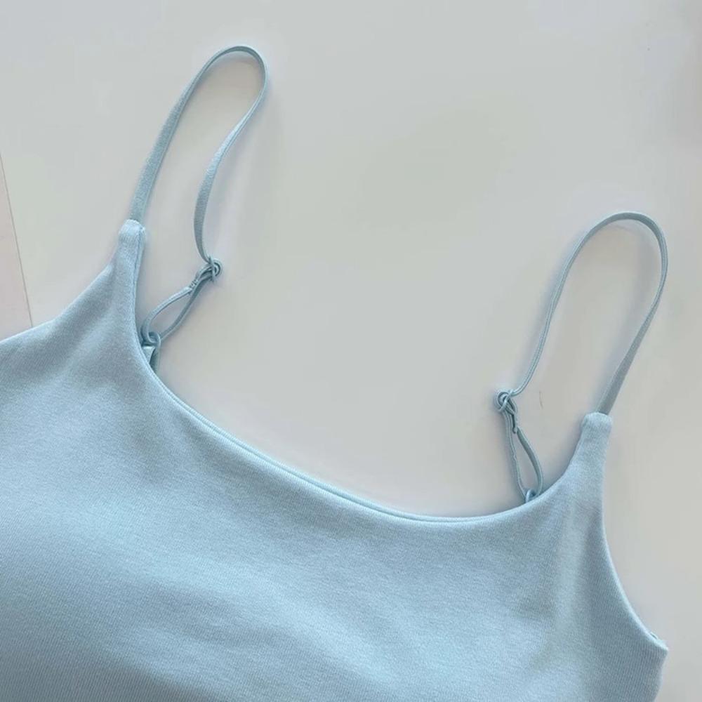 Nádržka s hrudní vložkou Halter Crop Topy Dámské Letní Tílka Bez zad Módní Trubkový Dámský Bez rukávů Zkrácená Vesta