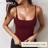 JPNTKY Women's Fashion Casual Solid Color Print Sleeveless Blouses & Shirts