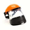 Garden Grass Trimmer Safety Helmet Hat With Full Face Mesh Protective Mask For Logging Brush Cutter Forestry Protection