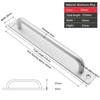 Black/Silver/Gold Barn Door Handles,Sliding Door Handle,Cabinet Handle,Door Pull Handle,Aluminum Alloy Door Push Pull with Plate