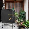 KX4B Breathable Black Birdcage Night Covering Blackouts Parrots Cage Canopy For Cockatiels Budgies And Conures