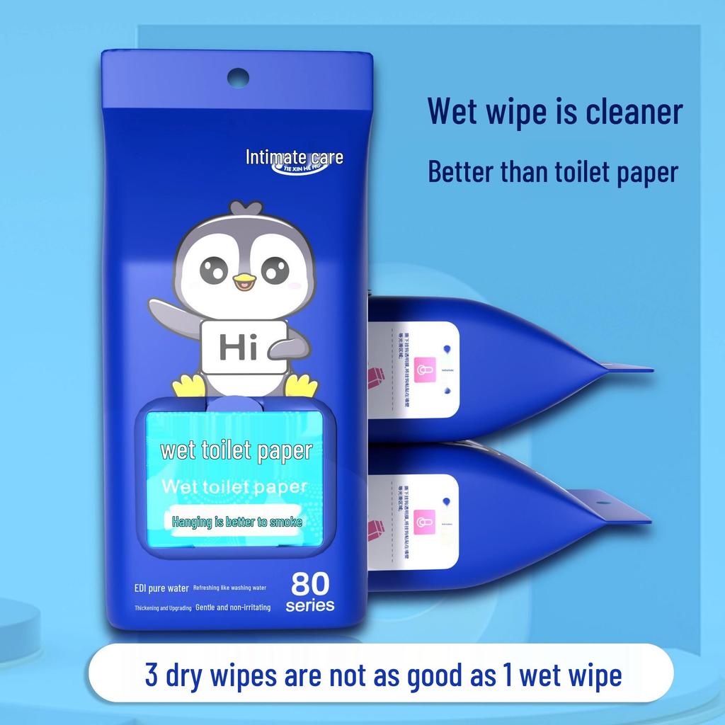 Hanging Wet Wipes for All: Thick Large Pack for Men, Women, Pregnant Women, Children, and Private Parts.