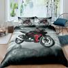 Comforter Popular Bedroom Bedding Set For Men Super Cool Motorcycle Tractor Bedding Set Luxury 100% Polyester Bed Sets S