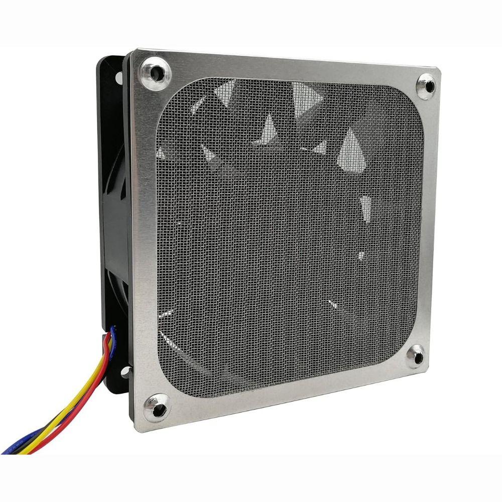 Aluminum Computer Fan Filter Grills Silver Black Axial Flow Fan Mesh Dust Cover  Computer Cooling