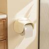 Roll Holder No Drilling Wall Mount Toilet Paper Holder with Top Storage Shelf Durable Space Saving Tissue Dispenser for Bathroom Kitchen