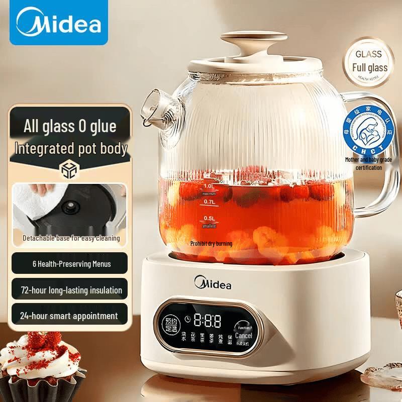 Midea Smart All-Glass Health Pot & Tea Maker CN plug (adapter included)