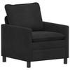 Sofa Set 2 pcs Black Velvet
