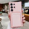 S26ultra Four-corner Airbag Anti-drop A57 Card Bag Mobile Phone Case Is Suitable for Samsung S24u Transparent Soft Case A36 All-inclusive.