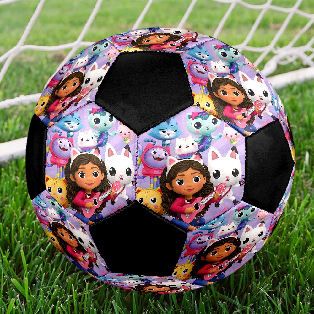 Gabby’s Dollhouse Theme Size 5 Soccer Ball, Suitable for Both Indoor and Outdoor Matches, a Gift Suitable for Everyone.