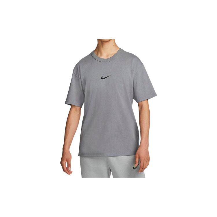 Nike Sportswear Premium Essentials Alphabet Logo Printing Round Neck Short Sleeve Gray Men s DX6307-084 XXL