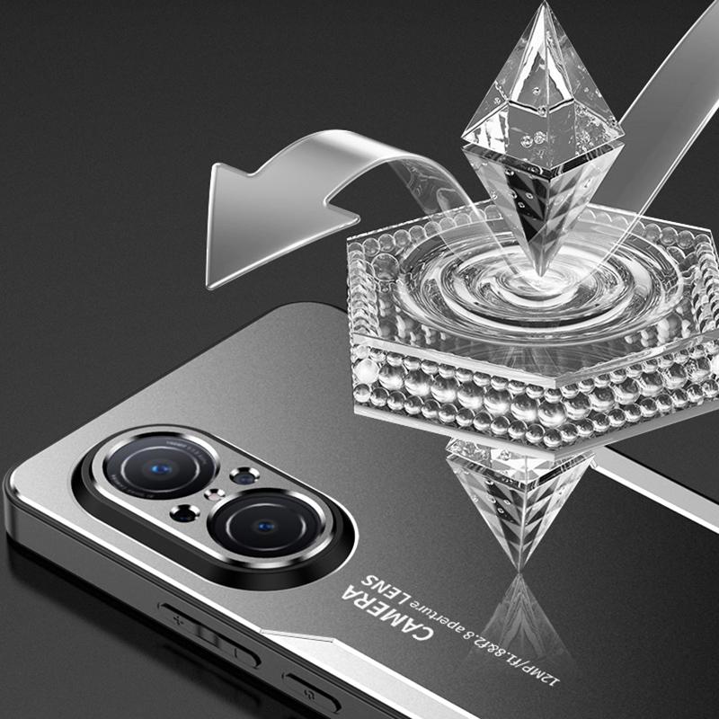 For Huawei Nova 9 SE/nova 9 SE 5G Aluminum Alloy Case Airbag Protection Phone Protective Cover